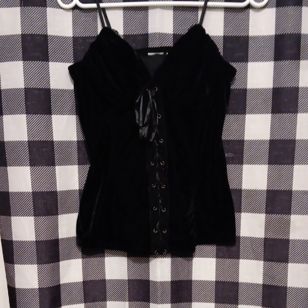 Black Velvet Top